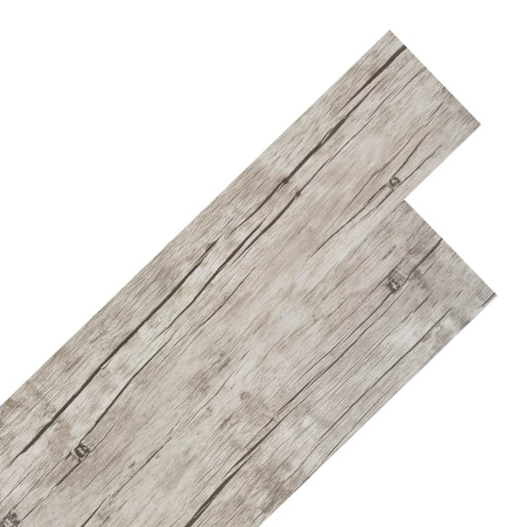 NNEVL Self-adhesive PVC Flooring Planks 5.02 m² 2 mm Oak Washed