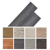 NNEVL Self-adhesive PVC Flooring Planks 5.02 m² 2 mm Black and White