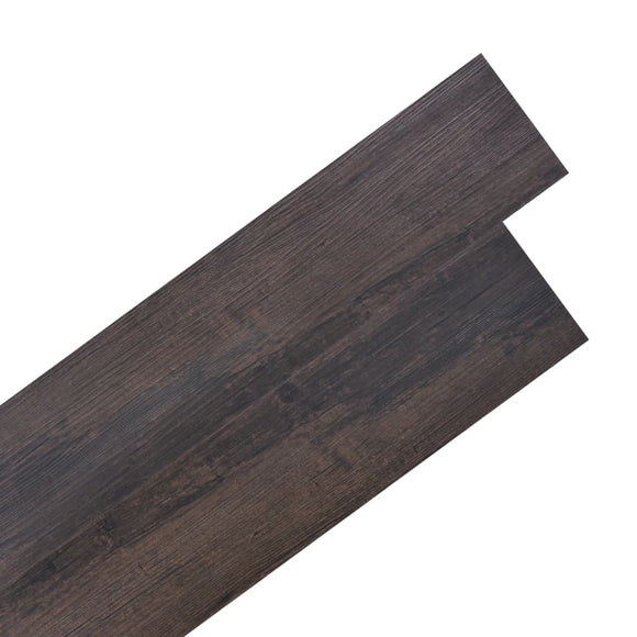 NNEVL Self-adhesive PVC Flooring Planks 5.02 m² 2 mm Dark Brown