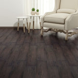 NNEVL Self-adhesive PVC Flooring Planks 5.02 m² 2 mm Dark Brown