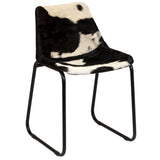 NNEVL Dining Chairs 2 pcs Genuine Goat Leather