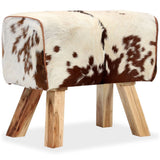 NNEVL Stool Genuine Goat Leather 60x30x50 cm