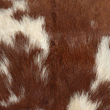 NNEVL Stool Genuine Goat Leather 40x30x45 cm