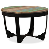 NNEVL Side Table Solid Reclaimed Wood 60x40 cm