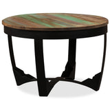 NNEVL Side Table Solid Reclaimed Wood 60x40 cm