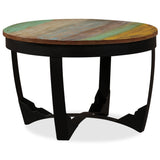 NNEVL Side Table Solid Reclaimed Wood 60x40 cm