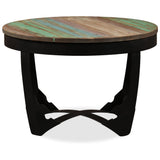 NNEVL Side Table Solid Reclaimed Wood 60x40 cm
