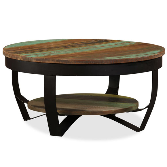 NNEVL Coffee Table 65 cm Solid Reclaimed Wood