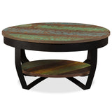 NNEVL Coffee Table 65 cm Solid Reclaimed Wood