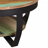 NNEVL Coffee Table 65 cm Solid Reclaimed Wood