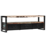 NNEVL TV Cabinet Solid Reclaimed Wood 120x30x40 cm