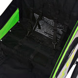 NNEVL Kids' Bicycle Trailer Grey and Green 30 kg