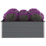NNEVL Garden Raised Bed WPC 150x100x54 cm Grey