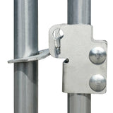 NNEVL Outdoor Chicken Cage Galvanised Steel 2x2x1.92 m