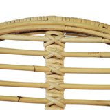 NNEVL Dining Chairs 2 pcs Natural Rattan