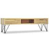 NNEVL TV Cabinet 120x35x35 cm Solid Teak