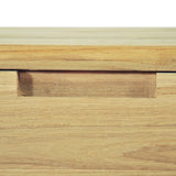 NNEVL TV Cabinet 120x35x35 cm Solid Teak