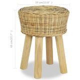 NNEVL Bar Stool Natural Rattan