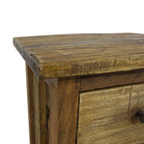 NNEVL Nightstand Solid Reclaimed Wood 40x30x51 cm