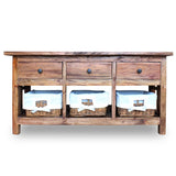 NNEVL Sideboard Solid Reclaimed Wood 100x30x50 cm