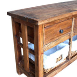 NNEVL Sideboard Solid Reclaimed Wood 100x30x50 cm