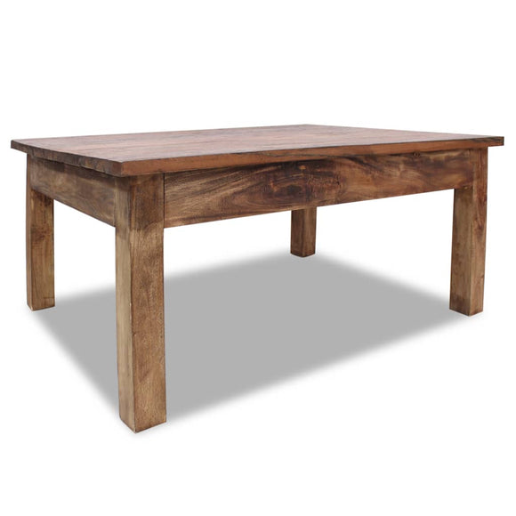 NNEVL Coffee Table Solid Reclaimed Wood 98x73x45 cm