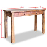 NNEVL Console Table Solid Reclaimed Wood 123x42x75 cm