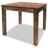 NNEVL Dining Table Solid Reclaimed Wood 82x80x76 cm