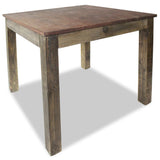 NNEVL Dining Table Solid Reclaimed Wood 82x80x76 cm