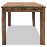 NNEVL Dining Table Solid Reclaimed Wood 82x80x76 cm