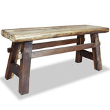 NNEVL Bench Solid Reclaimed Wood 100x28x43 cm