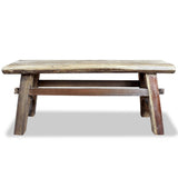 NNEVL Bench Solid Reclaimed Wood 100x28x43 cm