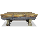NNEVL Coffee Table Solid Reclaimed Wood 90x50x35 cm