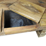 NNEVL Coffee Table Solid Reclaimed Wood 90x50x35 cm