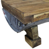 NNEVL Coffee Table Solid Reclaimed Wood 90x50x35 cm