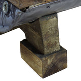 NNEVL Coffee Table Solid Reclaimed Wood 90x50x35 cm