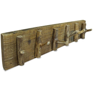 NNEVL Coat Rack Solid Reclaimed Wood 60x15 cm