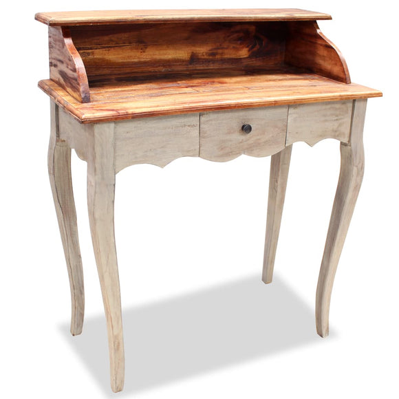 NNEVL Writing Desk Solid Reclaimed Wood 80x40x92 cm