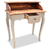 NNEVL Writing Desk Solid Reclaimed Wood 80x40x92 cm
