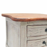 NNEVL Bedside Cabinet Solid Reclaimed Wood 48x35x64 cm