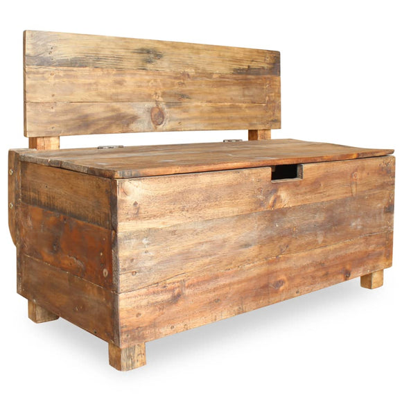 NNEVL Bench Solid Reclaimed Wood 86x40x60 cm