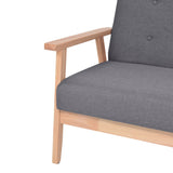 NNEVL Armchair Dark Grey Fabric