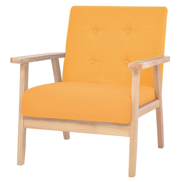 NNEVL Armchair Yellow Fabric