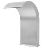 NNEVL Pool Fountain Stainless Steel 45x30x65 cm Silver