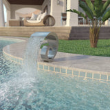 NNEVL Pool Fountain Stainless Steel 50x30x53 cm Silver