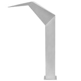 NNEVL Pool Fountain Stainless Steel 50x30x90 cm Silver