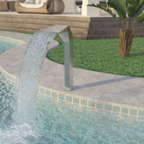 NNEVL Pool Fountain Stainless Steel 50x30x90 cm Silver