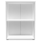 NNEVL Bookshelf Engineered Wood 60x31x78 cm White