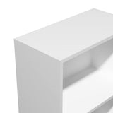NNEVL Bookshelf Engineered Wood 60x31x78 cm White