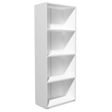 NNEVL Bookshelf Chipboard 60x31x155 cm white